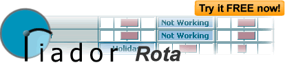 Staff Rota Software